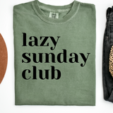 Lazy Sunday Club